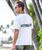 Tribal Mano Stripe - White Short Sleeve Crewneck T-Shirt