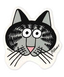B. Kliban Cat Face - Sticker