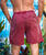 Paradise Red Dyed Crazyshorts® Twill Shorts