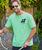 Moonlight Manta - Key Lime Dyed Short Sleeve Crewneck T-Shirt