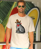 B. Kliban Good Ole' Cat - Coconut Dyed Short Sleeve Crewneck T-Shirt