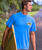 Kona Jack's Rules - Blue Hawaii Dyed Short Sleeve Crewneck T-Shirt