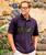 Island Roots Band - Blackberry Dyed Short Sleeve Pique' Polo Shirt