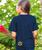 Surf Sketch - Navy Short Sleeve Crewneck T-Shirt