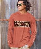 Chile Leaves Band - Chile Dyed Long Sleeve Crewneck T-Shirt