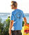 Malama Whale - Blue Hawaii Dyed Short Sleeve Crewneck T-Shirt