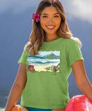Beach Day - Kiwi Dyed Short Sleeve Crewneck T-Shirt