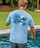 Sail Away - Blue Sky Short Sleeve Crewneck T-Shirt