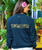 Hibiscus Vines - Navy Long Sleeve Lightweight Pullover
