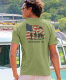 Freedom Is Not Free - Hemp Dyed Short Sleeve Crewneck T-Shirt