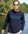 Island Racer - Navy Long Sleeve Crewneck T-Shirt