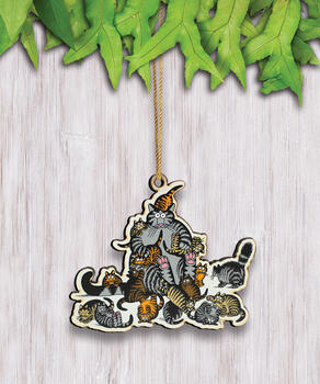 B. Kliban 16 Kitties - Maplewood Ornament