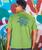 Tribal Honu Nalu - Kiwi Dyed Short Sleeve Crewneck T-Shirt