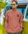 Blue Kohola - Chile Dyed Long Sleeve Crewneck T-Shirt