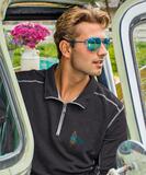 H Nalu Elima - Charcoal/Heather Long Sleeve Mountain Peak Pullover