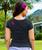 Pulelehua Falls - Jet Black Short Sleeve Pima T-Shirt