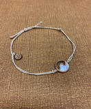 Puravida Rose Gold Stone Wave - Vanilla Bracelet