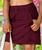 Pomegranate Dyed Seaside Twill Skirt