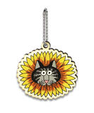B. Kliban Sunflower Cat - Maplewood Keychain
