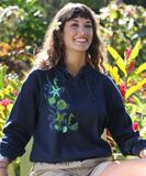 Sea Life Shells - Navy Long Sleeve Lightweight Pullover