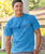 Blue Honu Medallion - Blue Hawaii Dyed Short Sleeve Crewneck T-Shirt