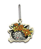 B. Kliban Haku Lei Cat - Maplewood Keychain