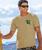 Sea Turtle Mosaic - Kona Coffee Dyed Short Sleeve Crewneck T-Shirt