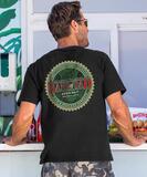 Bank Of Dad Badge - Black Short Sleeve Crewneck T-Shirt