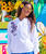Lavender Pua - White Long Sleeve Lightweight Pullover