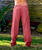 Paradise Red Dyed Twill Pants