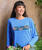 Tribal Butterfly Band - Blue Hawaii Dyed Long Sleeve Crewneck T-Shirt