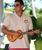 Retro Sail Badge - Kona Coffee Dyed Short Sleeve Pique' Polo Shirt