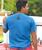 B. Kliban Boss Cat - Blue Hawaii Dyed Short Sleeve Crewneck T-Shirt