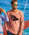 Wyland&reg; Manta Brushed - Chile Dyed Long Sleeve Crewneck T-Shirt