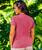 Clark Little Rainbow Wahine - Paradise Red Dyed Short Sleeve Crewneck T-Shirt