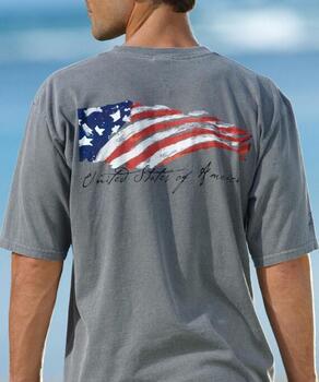 Winds Of Freedom - Crater Dyed® Short Sleeve Crewneck T-Shirt