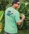 B. Kliban Golf Putt Cat - Key Lime Dyed Short Sleeve Crewneck T-Shirt