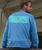 Tapas Band - Blue Hawaii Dyed Long Sleeve Crewneck T-Shirt