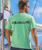 Maori Stripe - Key Lime Dyed Short Sleeve Crewneck T-Shirt