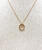 Puravida Rose Gold Stone Wave - Necklace