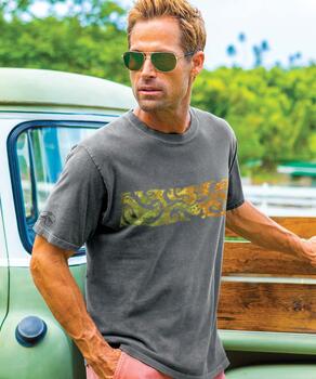 Kahala Koa - Crater Dyed&amp;reg; Short Sleeve Crewneck T-Shirt