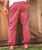 Paradise Red Dyed Canton Pants