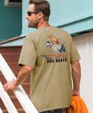 Dog Beach - Kona Coffee Dyed Short Sleeve Crewneck T-Shirt