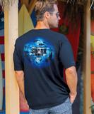 Discovery Channel Predator Circle - Navy Short Sleeve Crewneck T-Shirt