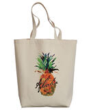 Splatter Pineapple - Natural Weekend Tote