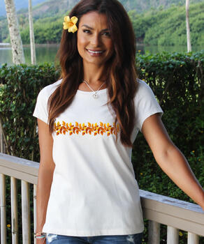 Colors Of Fall - Winter White Short Sleeve Pima T-Shirt