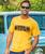Linear Retro Surf - Honey Dyed Short Sleeve Crewneck T-Shirt
