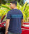 Tribal Islands Band - Indigo Short Sleeve Pima T-Shirt