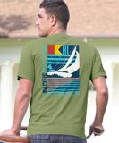 Pacific Adventure - Hemp Dyed Short Sleeve Crewneck T-Shirt