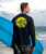 Tribal Manta Circle - Navy Long Sleeve Crewneck T-Shirt